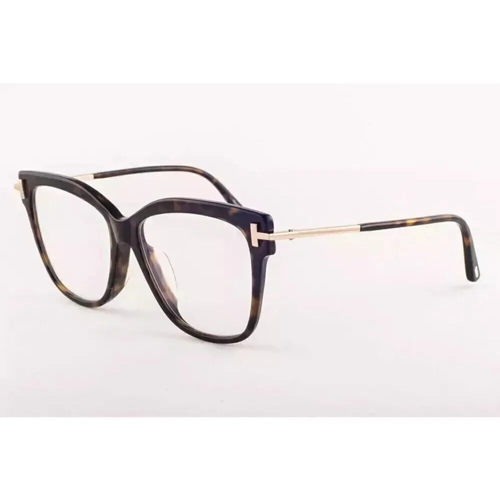 New Authentic Tom Ford FT5704-F-B-052-54 Square Eyeglasses